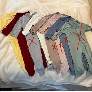 Kyte BABY NB footie bundle EUC 3 footies